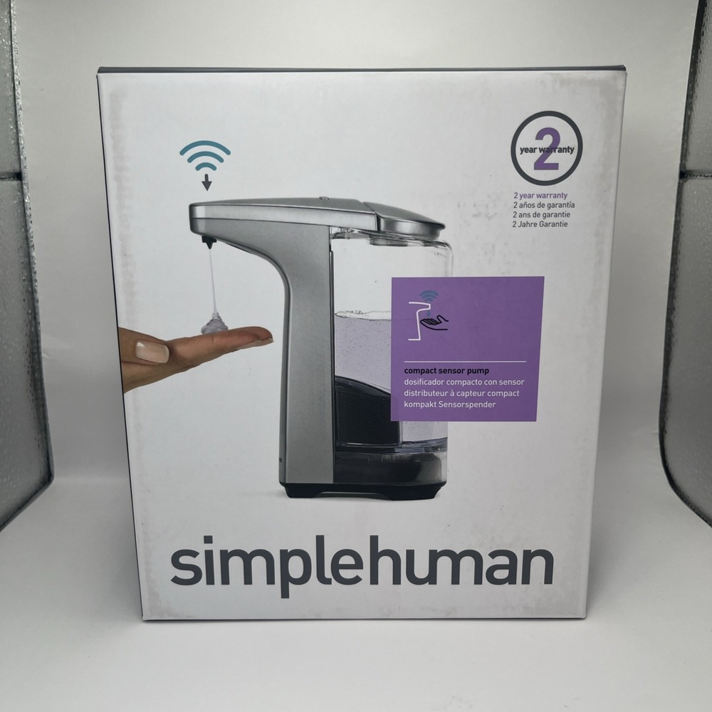 Soap Dispenser Simple Human Compact Sensor Pump Brand New Bathroom Kitchen